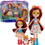 Enchantimals Набор “Кукла Фелисити Фокс и младшая сестра”
