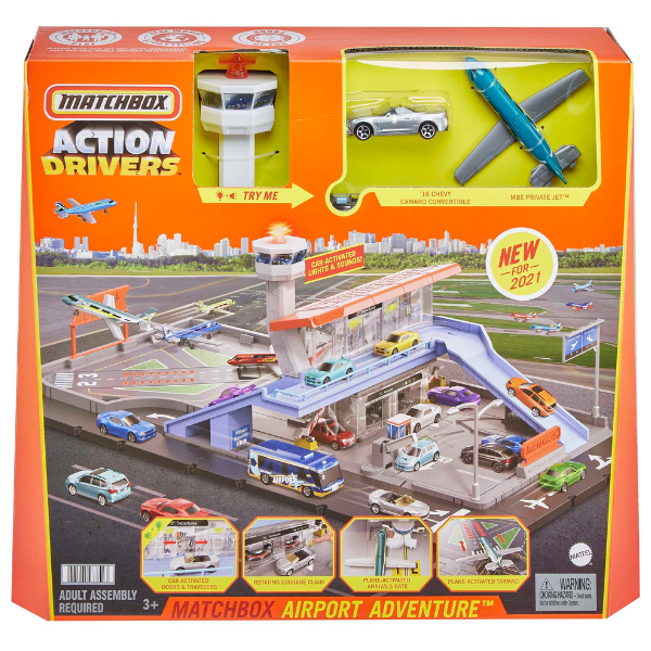 Hot Wheels Игровой набор "Приключение в аэропорту" Matchbox — изображение 8