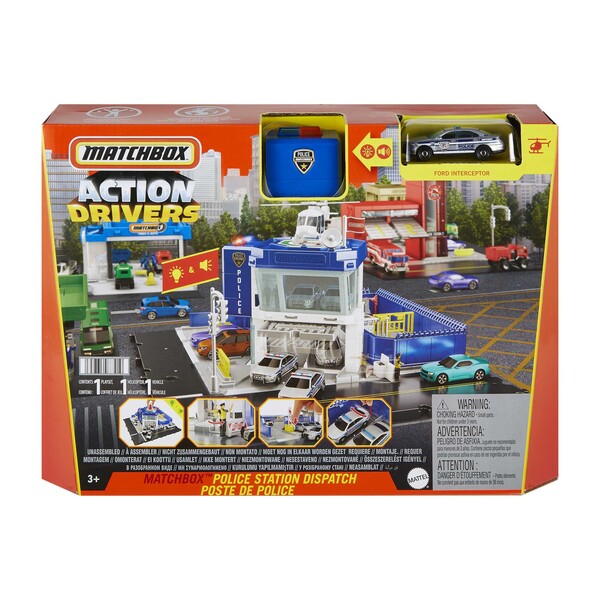 Hot Wheels Игровой набор "Диспетчерат полицейского участка" Matchbox — изображение 7