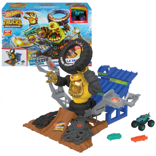 Hot Wheels Игровой набор "Mega-Wrex против Crushzilla"