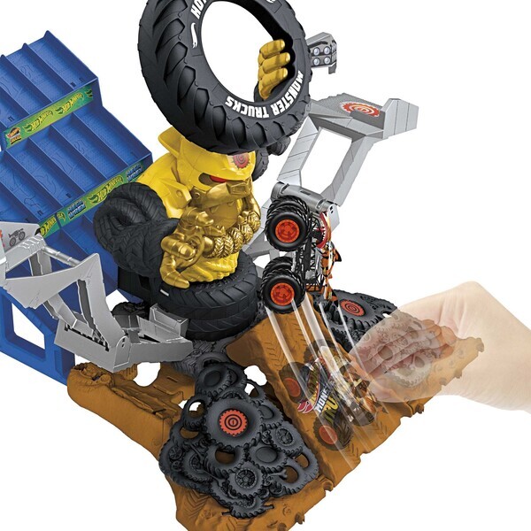 Hot Wheels Игровой набор "Mega-Wrex против Crushzilla" — изображение 6