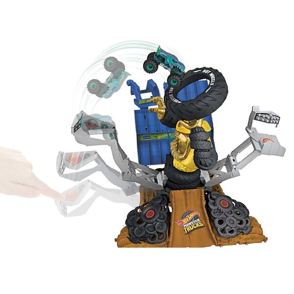 Hot Wheels Игровой набор "Mega-Wrex против Crushzilla" — изображение 4