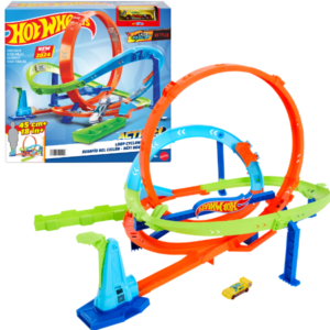 Hot Wheels Игровой новор “Циклон с петлями” с пусковым механизмом