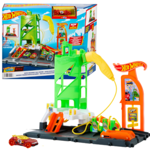 Игровой набор Hot Wheels “Заправочная станция Super Recharge”