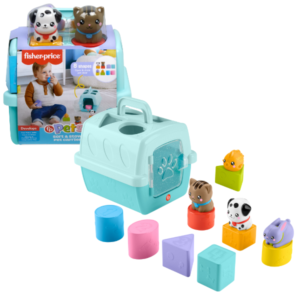 Fisher-Price Игрушка для сортировки форм, “Переноска для животных”