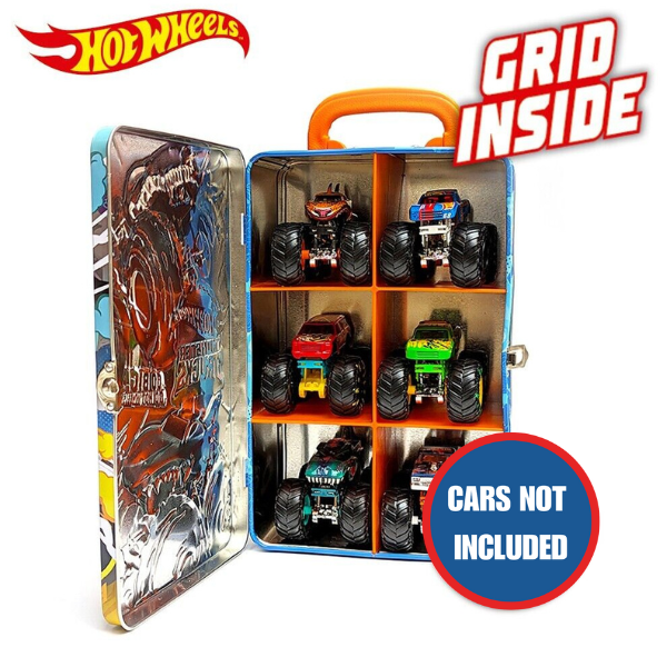 Hot Wheels Контейнер для хранения 6 машинок серии Monster Trucks — изображение 2