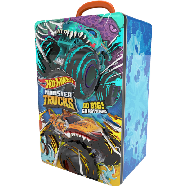 Hot Wheels Контейнер для хранения 6 машинок серии Monster Trucks — изображение 9