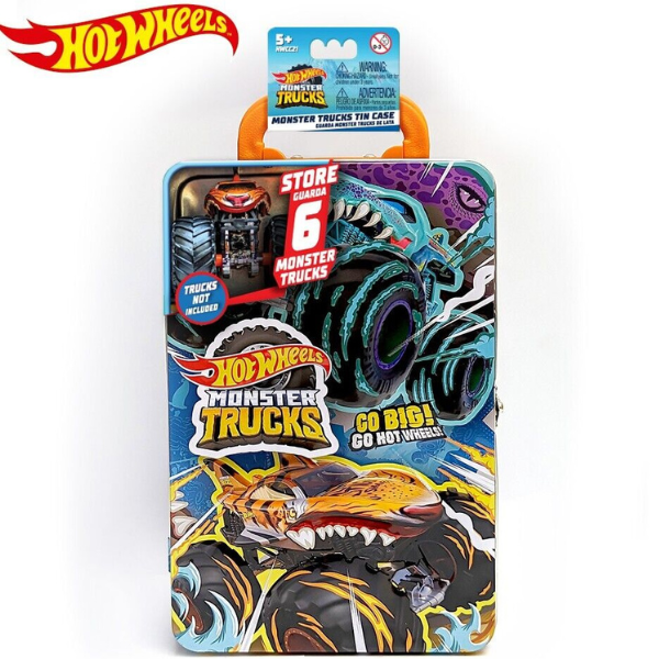 Hot Wheels Контейнер для хранения 6 машинок серии Monster Trucks — изображение 3