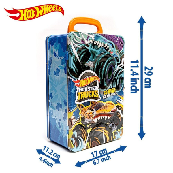 Hot Wheels Контейнер для хранения 6 машинок серии Monster Trucks — изображение 12