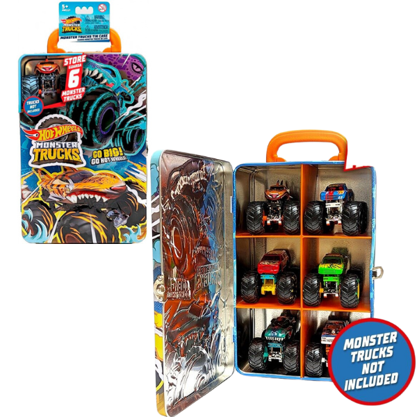 Hot Wheels Контейнер для хранения 6 машинок серии Monster Trucks — изображение 13