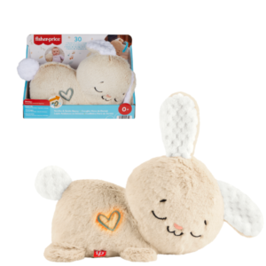 Плюшевый звуковой малыш-зайчик Fisher-Price успокой и прижмись