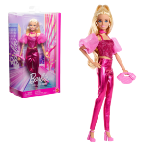 Кукла Barbie “Модница в глянцевом розовом костюме”
