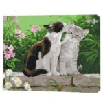 Картина по номерам 30*40 см (без упаковки) – Пара котят