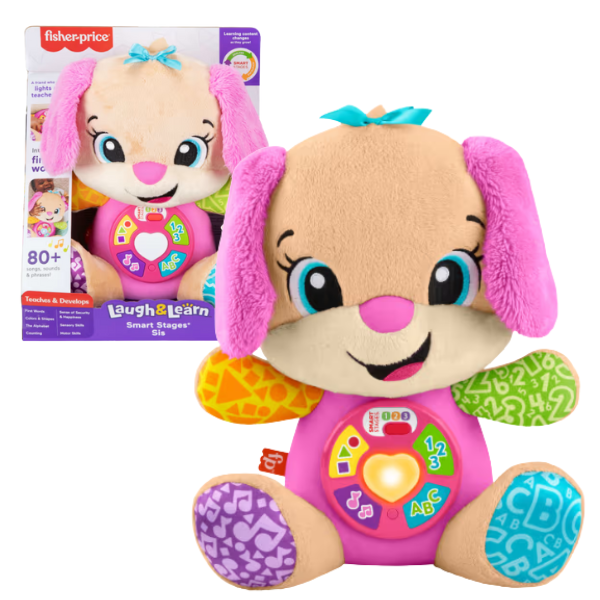 Fisher-Price Сестричка щенка Laugh & Learn Sis (рум.)