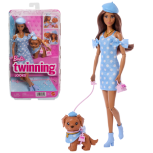 Кукла Barbie “Парные образы”, брюнетка с собачкой