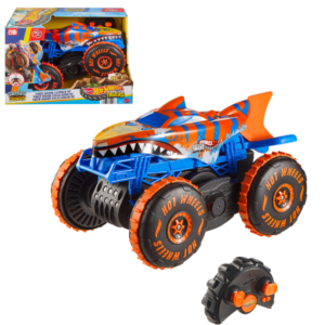 Радиоуправляемый внедорожник 1:15 Hot Wheels Monster Trucks “Тигровая акула”