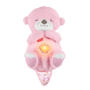Плюшевая игрушка “Выдра” от Fisher-Price, со светом и звуком, розовая