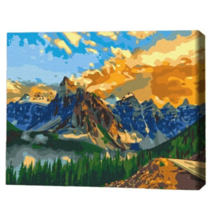 Картина по номерам 30*40 см (без упаковки) – Горный пейзаж
