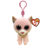Брелочек – Кошечка Фиона 12 см (Beanie boos clip)