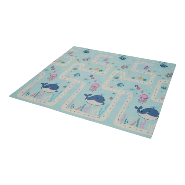 Двухстворонний игровой - развивающий коврик из пенопласта, 200 x 180 x 1 см — изображение 5