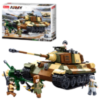 Конструктор Танк 2 в 1 “Королевский тигр”, 930 элем.