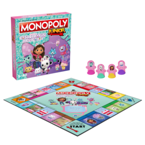 Настольная игра Monopoly Junior “Gabby’s Dollhouse” (рум.)