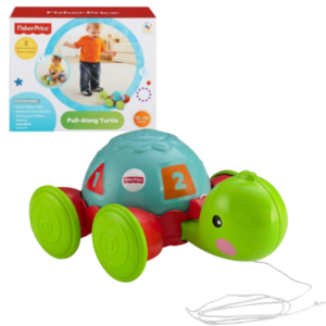 Fisher-Price Каталка на веревке Ученая черепашка